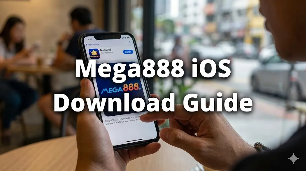Mega888 iOS download guide on iPhone screen step-by-step