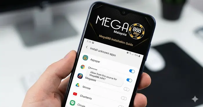 Mega888 APK not installing
