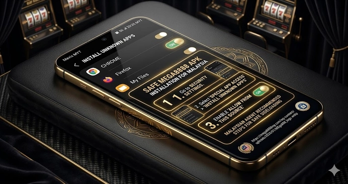 How to install Mega888 APK Malaysia