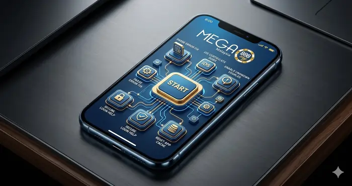 Comprehensive infographic of the Mega8888 APK installation guide list Malaysia showing setup paths and troubleshooting nodes for Android and iOS.