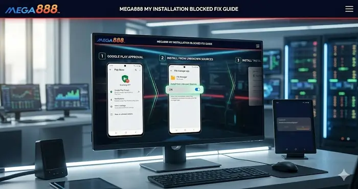 Comprehensive chart for Mega8888 installation blocked fix Malaysia across Samsung, Xiaomi, and Huawei devices to resolve app not installed errors.