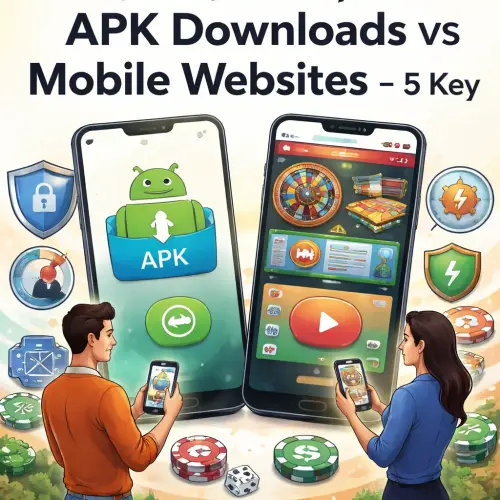 APK Downloads vs Mobile Websites iGaming