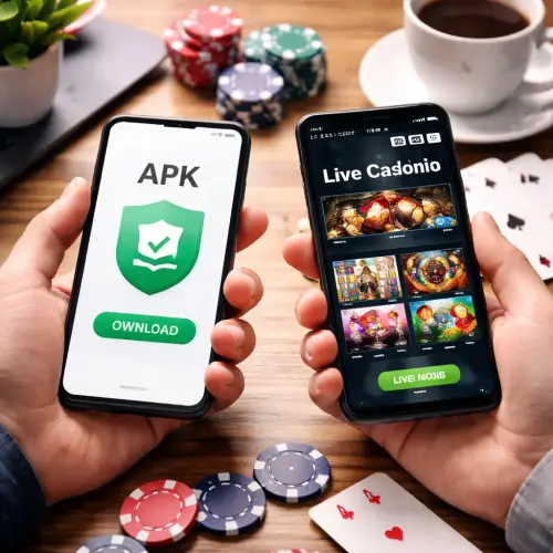 APK Downloads vs Mobile Websites iGaming, iGaming APK download, mobile website vs APK iGaming, technical comparison iGaming