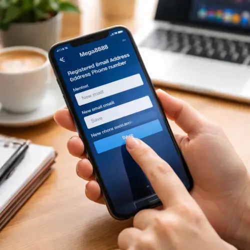 change your registered email or phone number on Mega8888, Mega888 change email, Mega888 update phone number, change registered contact Mega888