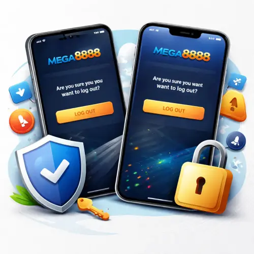 how to log out of Mega8888