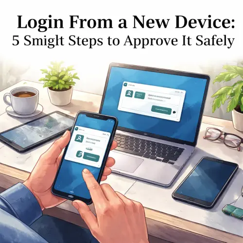 login from a new device