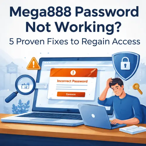 Mega888 password not working