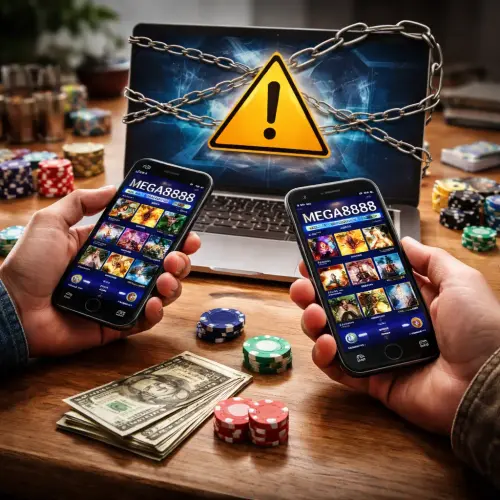 Mega8888 account sharing, online casino account rules, Mega8888 risks