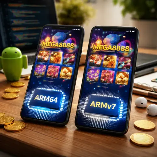 Mega8888 APK ARM64 vs ARMv7, Mega8888 APK, ARM64 vs ARMv7, APK architecture compatibility