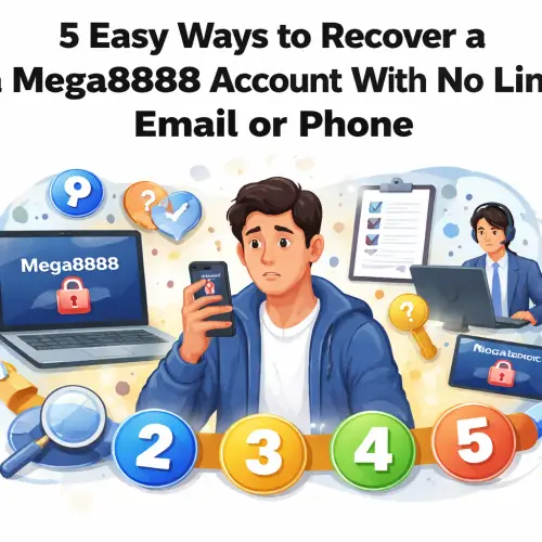 recover a Mega8888 account with no linked email or phone